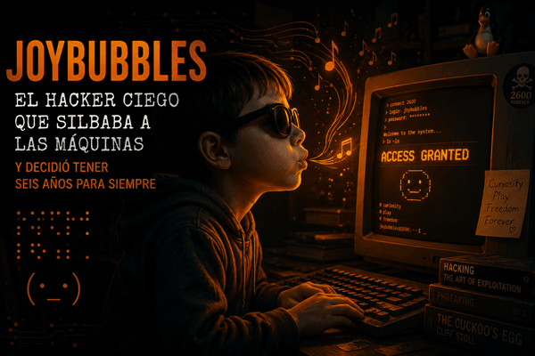 Joybubbles el hacker ciego que silbaba a las máquinas y decidió tener seis años para siempre