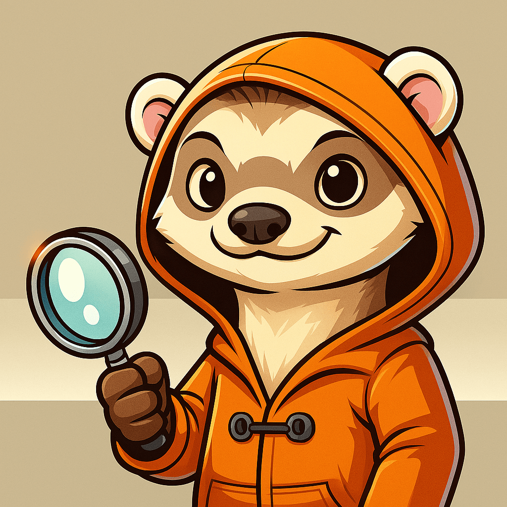 Hurón del Hack con lupa